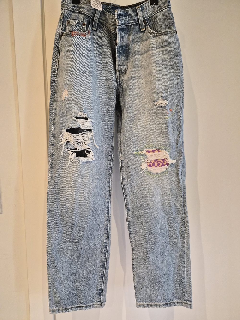 Levi's 501 Anniversary Edition Patchwork Jeans